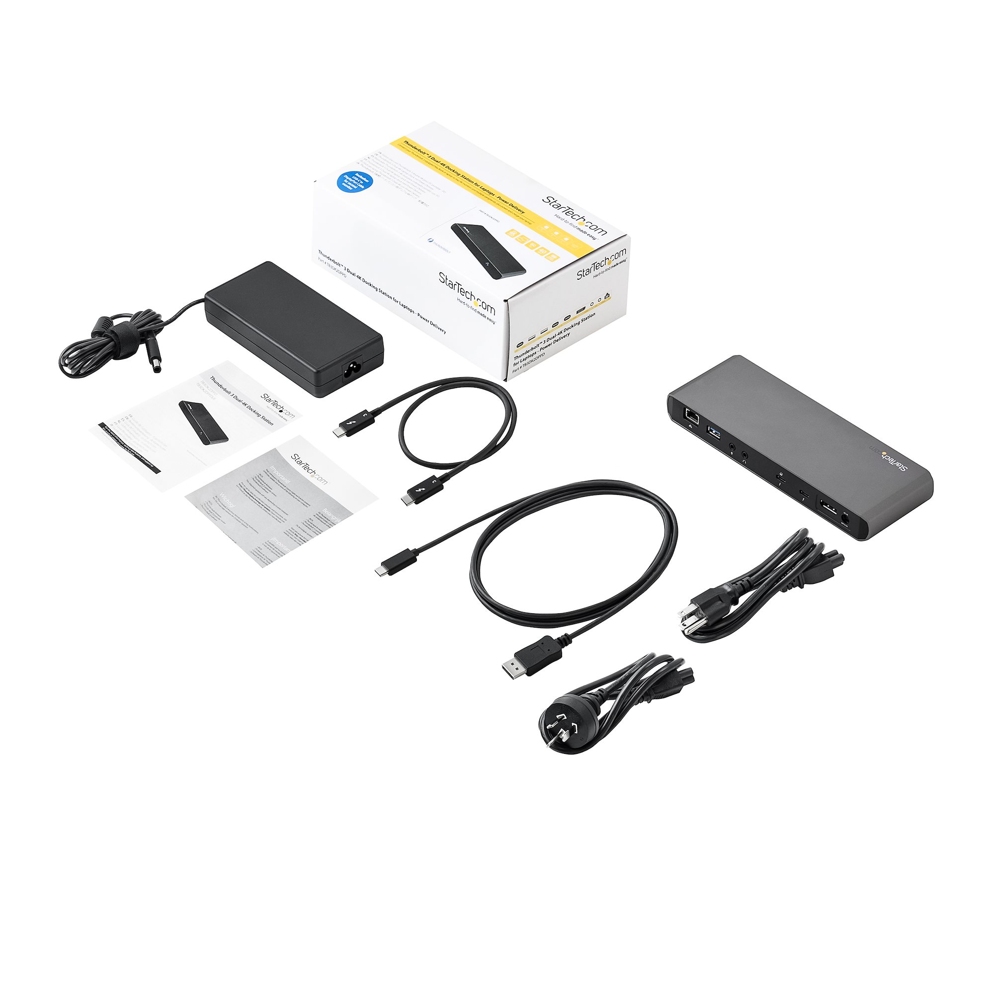 ドッキングステーション／Thunderbolt 3接続／デュアルモニター