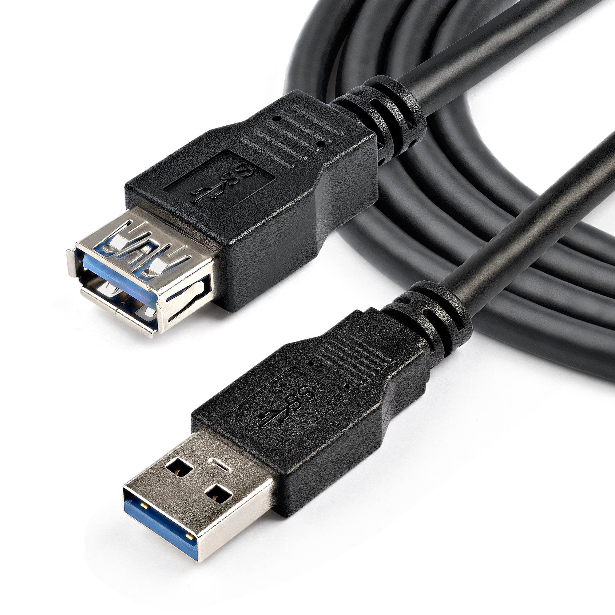USBケーブル／USB 3.0（5Gbps）／2m／Type-A - Type-A／オス - メス