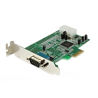 2-Port PCI Express RS232 Serial Adapter Card, 16550 UART, PCIe to