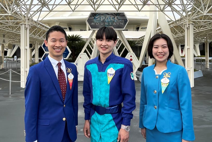 ディズニーランド スペースマウンテン ワッペンバッジ キャスト