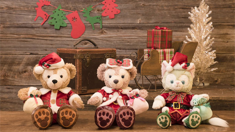 公式】サンタクロース姿のダッフィーがやってきた！今年は、ほっこり