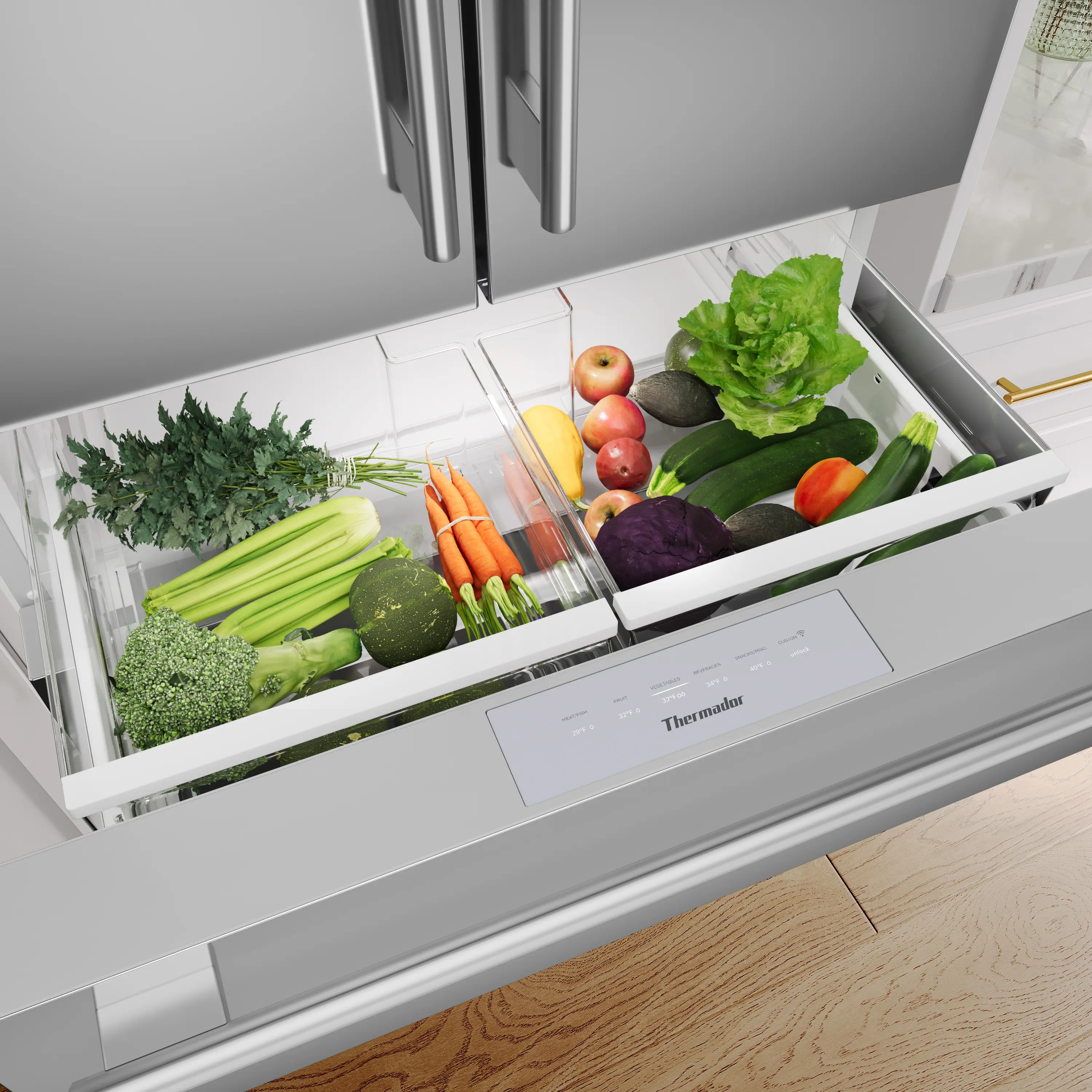 T36FL810NS Freestanding French Door Bottom Mount Refrigerator