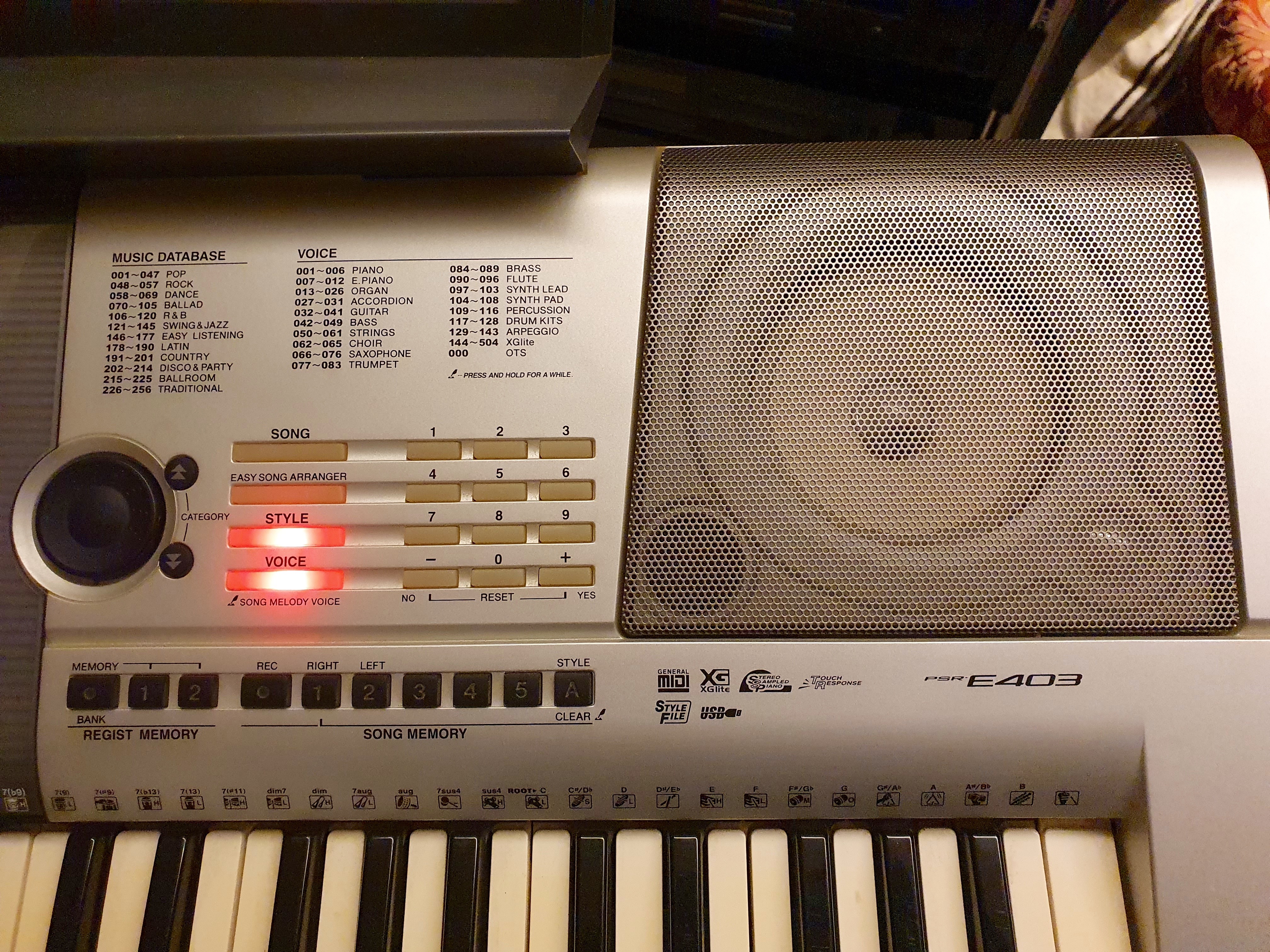 PSR-E403 - Yamaha PSR-E403 - Audiofanzine