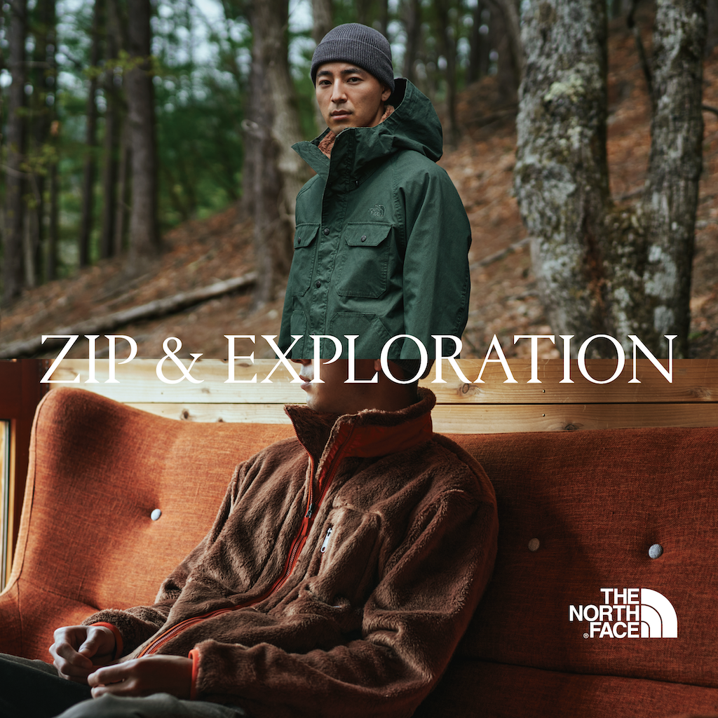 ザ・ノース・フェイス、ジップとマグネットでレイヤリングの快適性を
