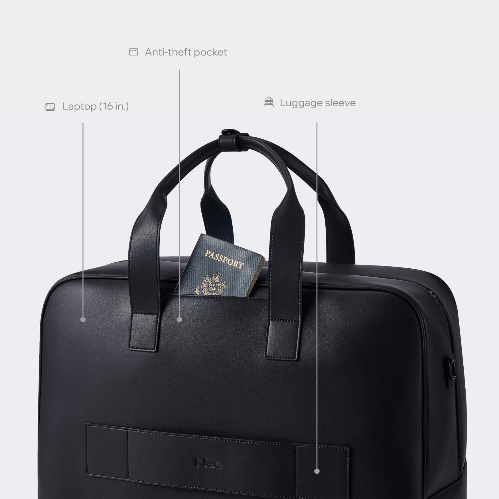 Nex Weekender Bag - Hawaii Edition | Punaluu Obsidian