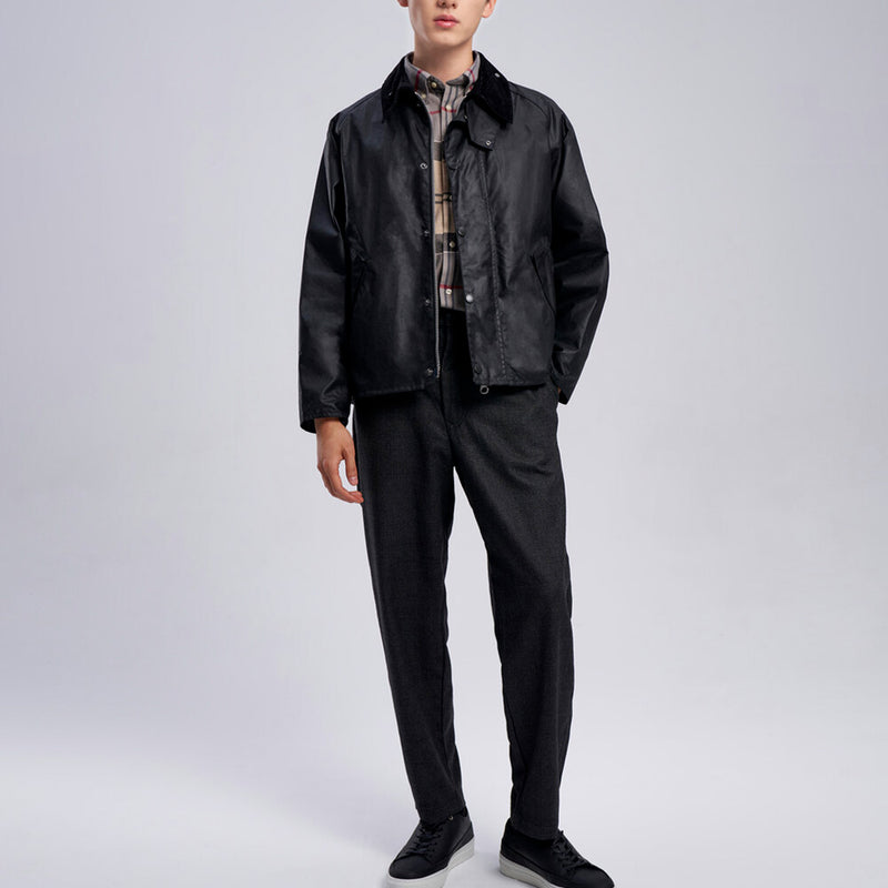 Barbour - Os Transport Wax Jacket - Black – Merci Paris