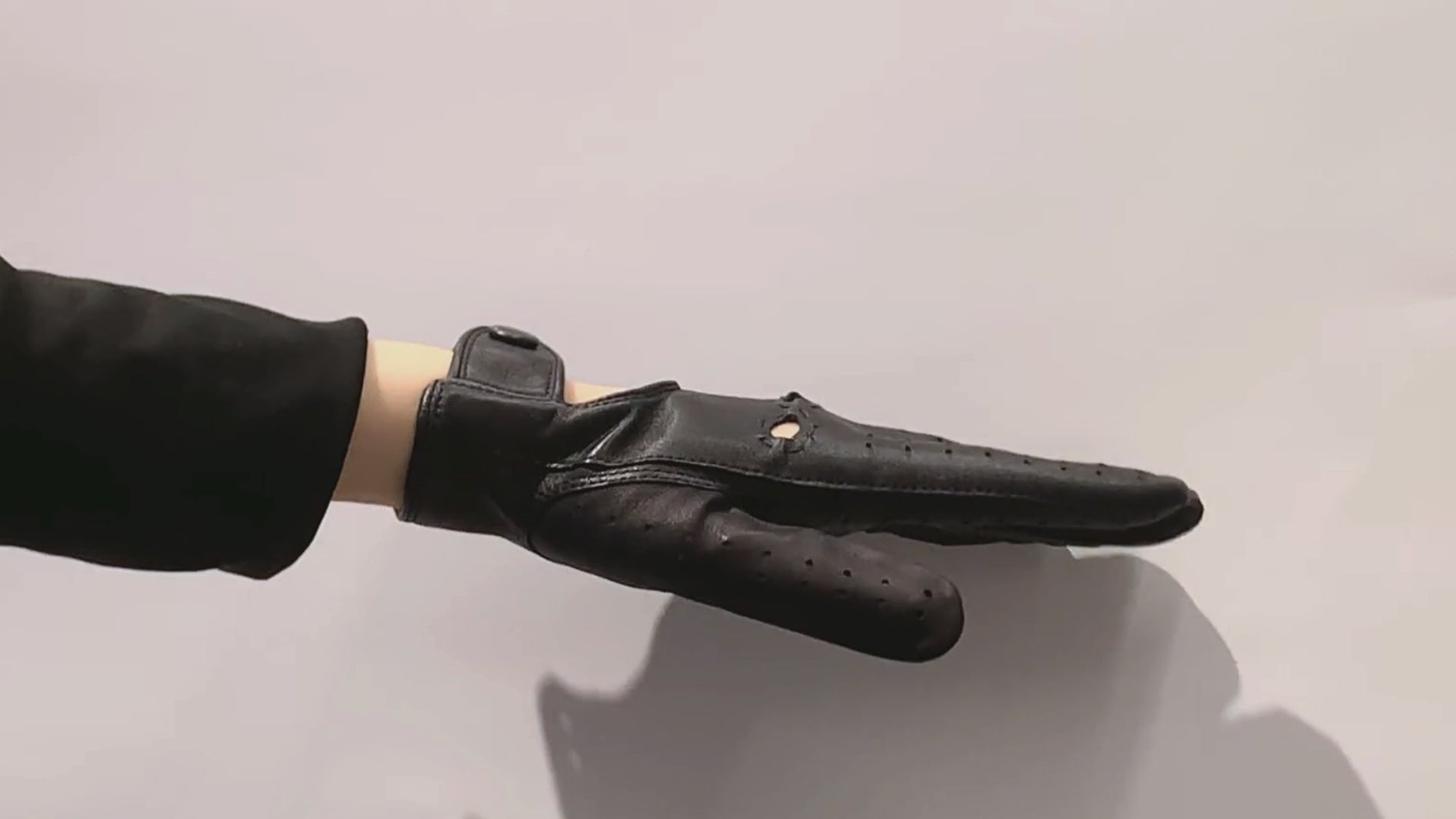 メンズ手袋◇ナパレザードライビンググローブ◇レッド/ROSSO