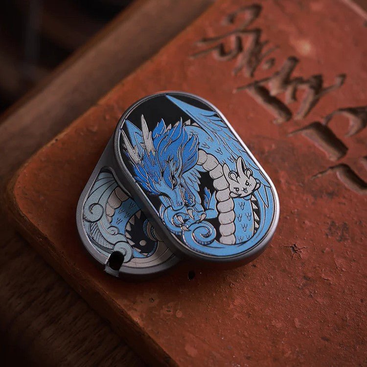 Mot EDC Titanium Dragon Groove Fidget Slider | Fidget Toy | MetaEDC