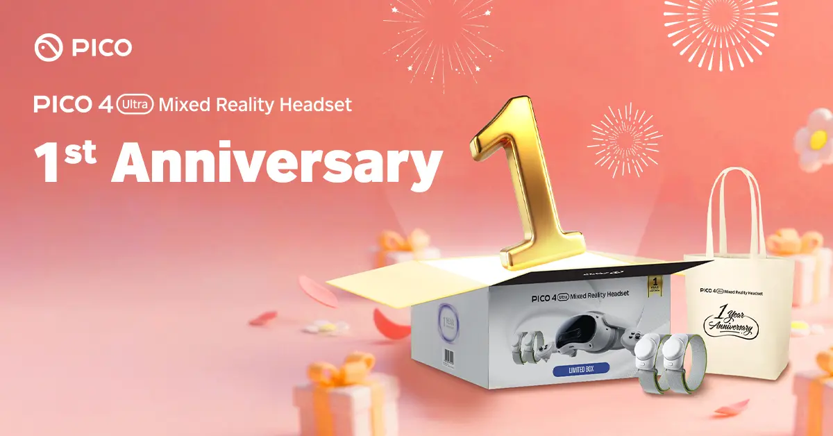 PICO 4 Ultra」に「PICO Motion Tracker」がついてくる！ 一周年記念