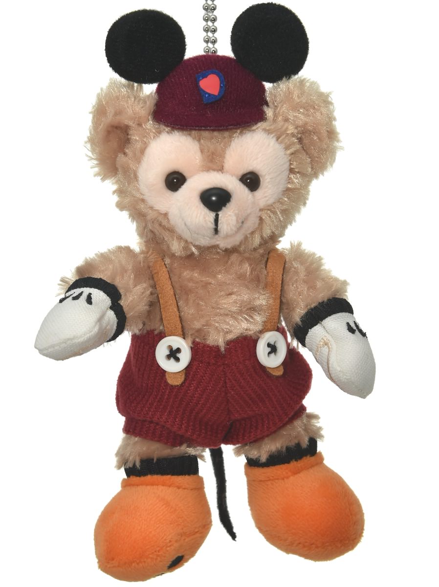 ミッキーたちに仮装☆ダッフィーのハロウィーン2015ぬいぐるみバッジ -