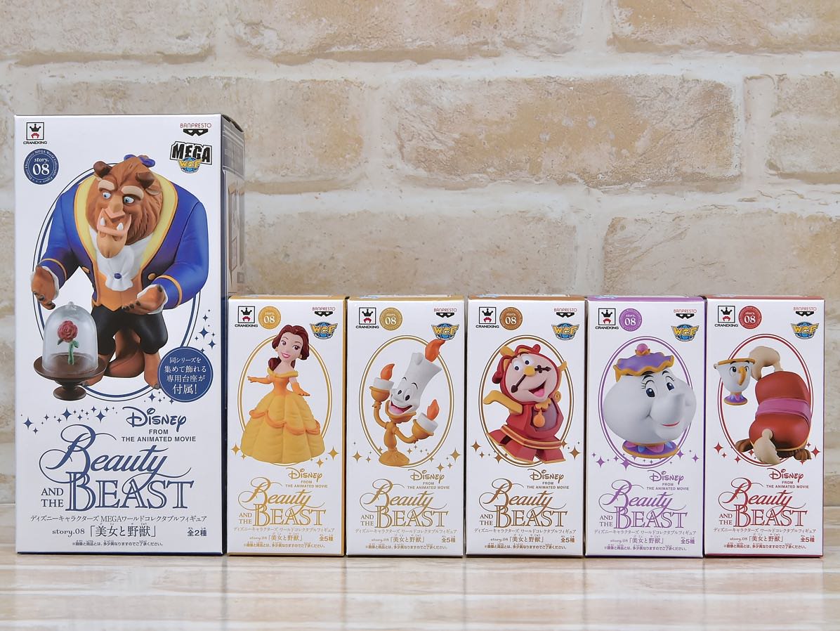 美女と野獣』が登場！バンプレスト「ディズニーキャラクターズ