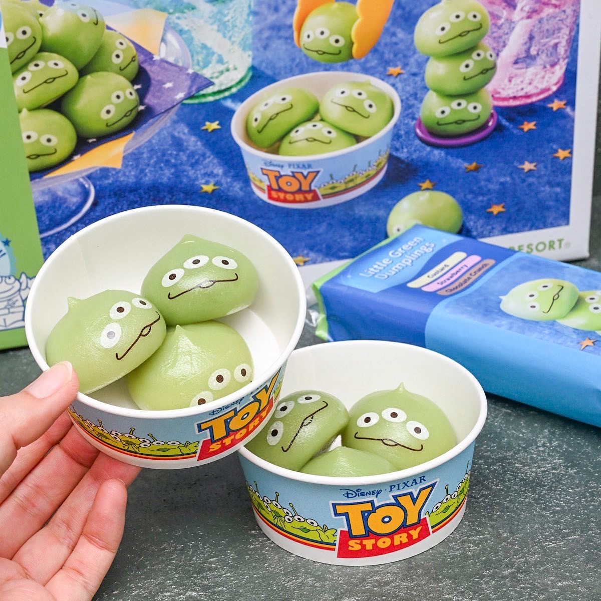 リトルグリーンまんをイメージ！東京ディズニーリゾート・フローズン