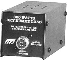 MFJ-260CN, DUMMY LOAD, 300 WATT,0-650MHz, DRY N-CONNECT | MFJ