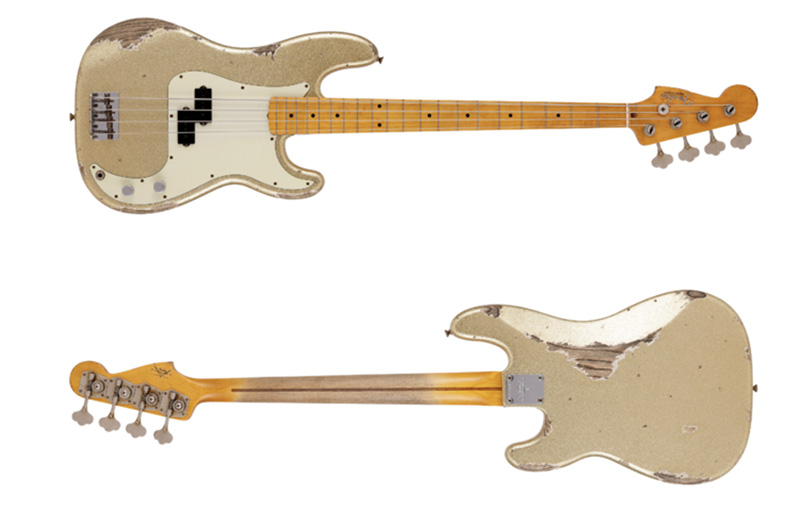 Fender J Signature Precision Bass® Heavy Relic® Champagne Gold
