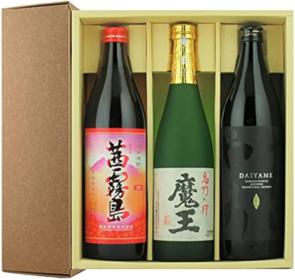 Amazon.co.jp: [芋焼酎 ギフトセット] 幻の焼酎「魔王」 VS 最高賞受賞