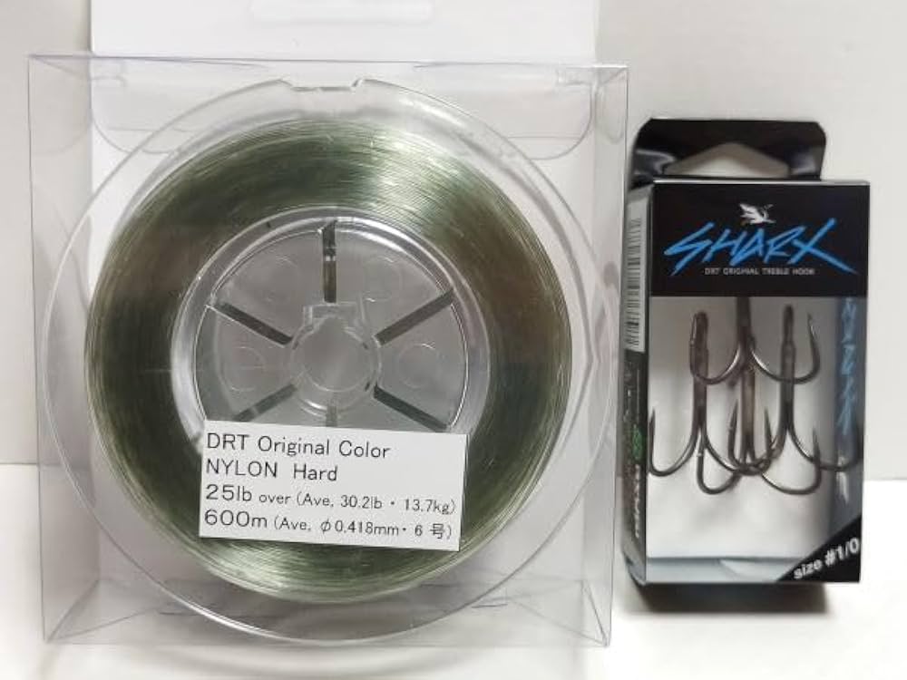 Amazon.co.jp: DRTオリジナルカラーナイロンライン25lb ミストグリーン
