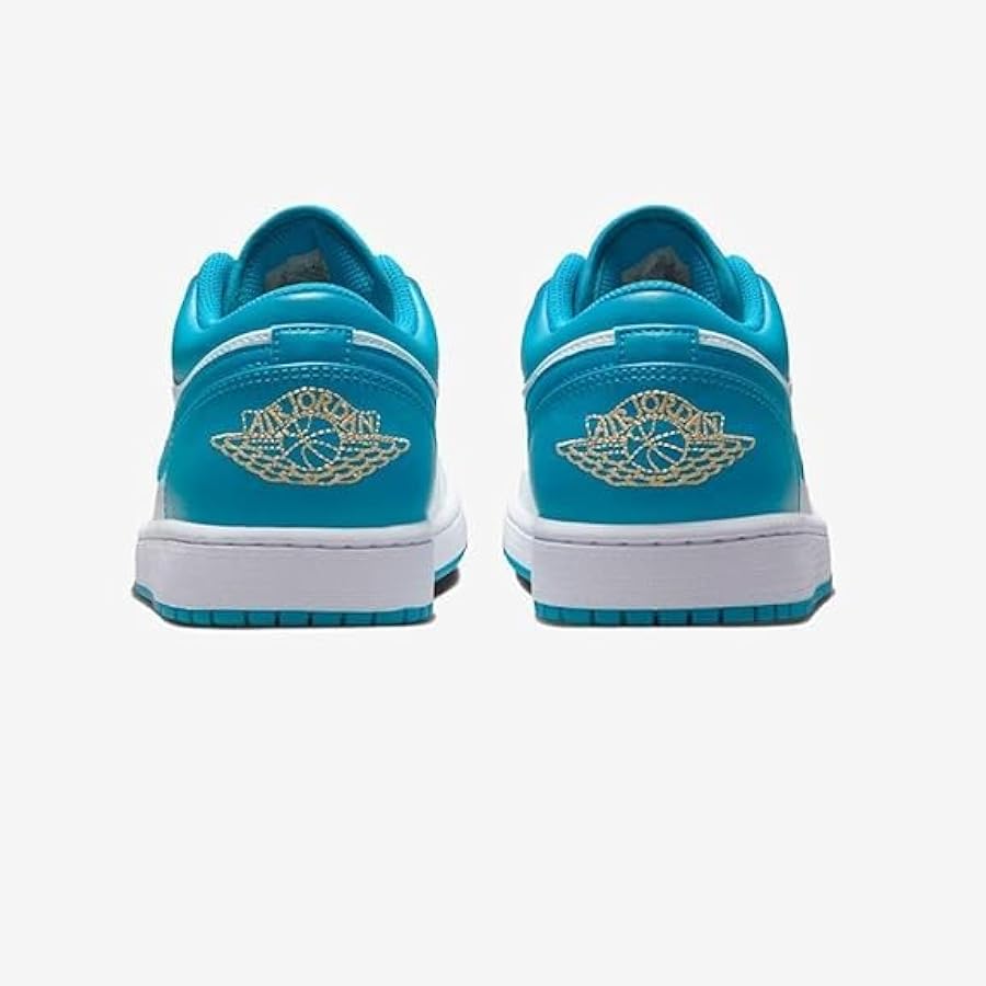 Amazon.com | Jordan Men's Air 1 Low White/Celestial Gold-Aquatone