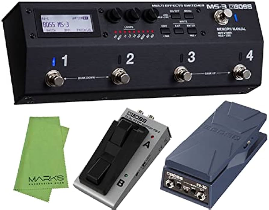 Amazon | 【EV-30 + FS-7セット】BOSS Multi Effects Switcher MS-3