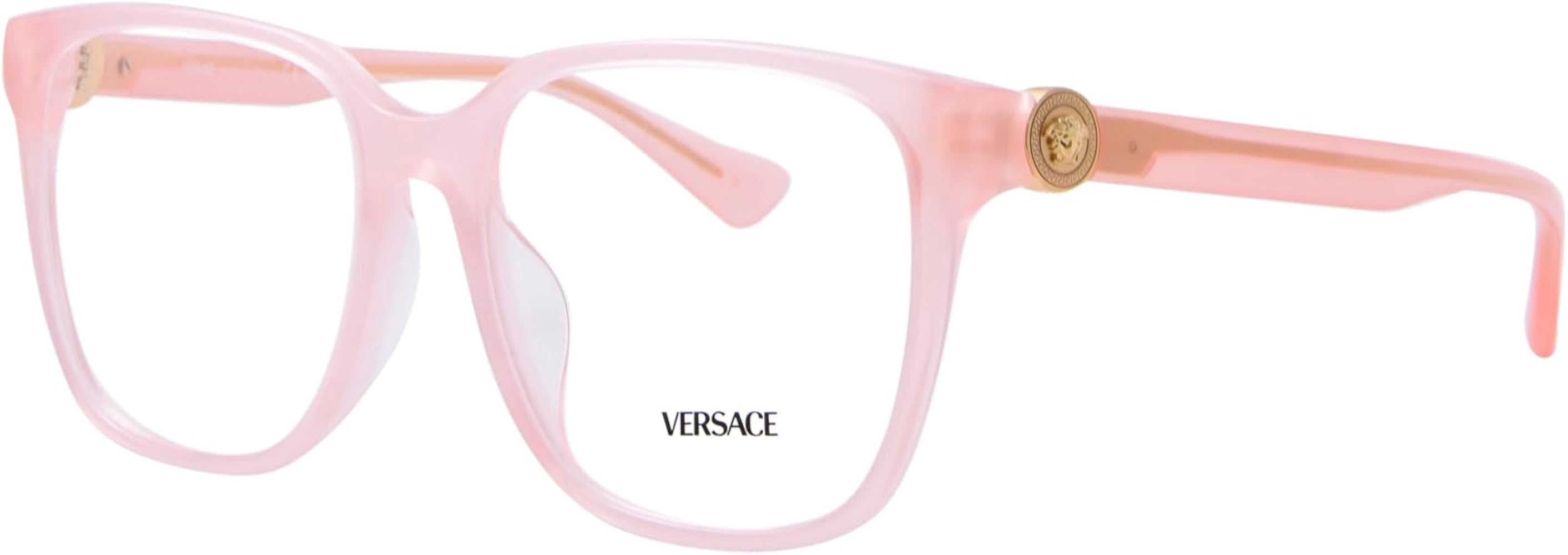 Versace Eyeglasses VE 3332 D Asian fit 5392 Opal Pink, 55/17/145