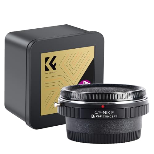 Amazon | K&F CONCEPT C/Yマウントレンズ Nikon対応 Fマウントカメラに