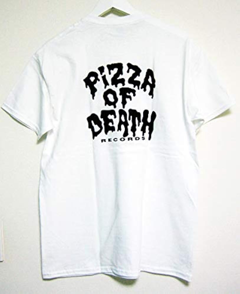 Amazon.co.jp: pizza of death Tシャツ サイズ：M ホワイト Hi