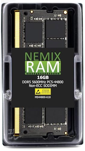 Amazon.co.jp: NEMIX RAM 16GB (1X16GB) DDR5 5600MHz PC5-44800 1Rx8