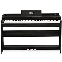 Amazon | IKTMI 電子ピアノ 88鍵盤 ハンマーアクション鍵盤 木製