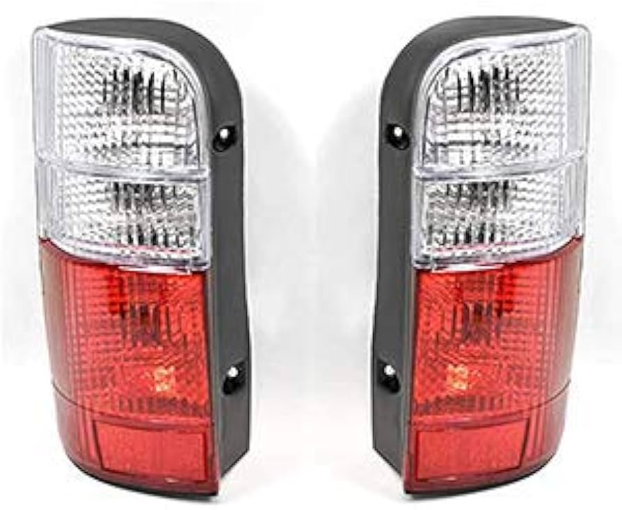 Amazon | 100系 ハイエース バン 赤白 クリスタル テール セット