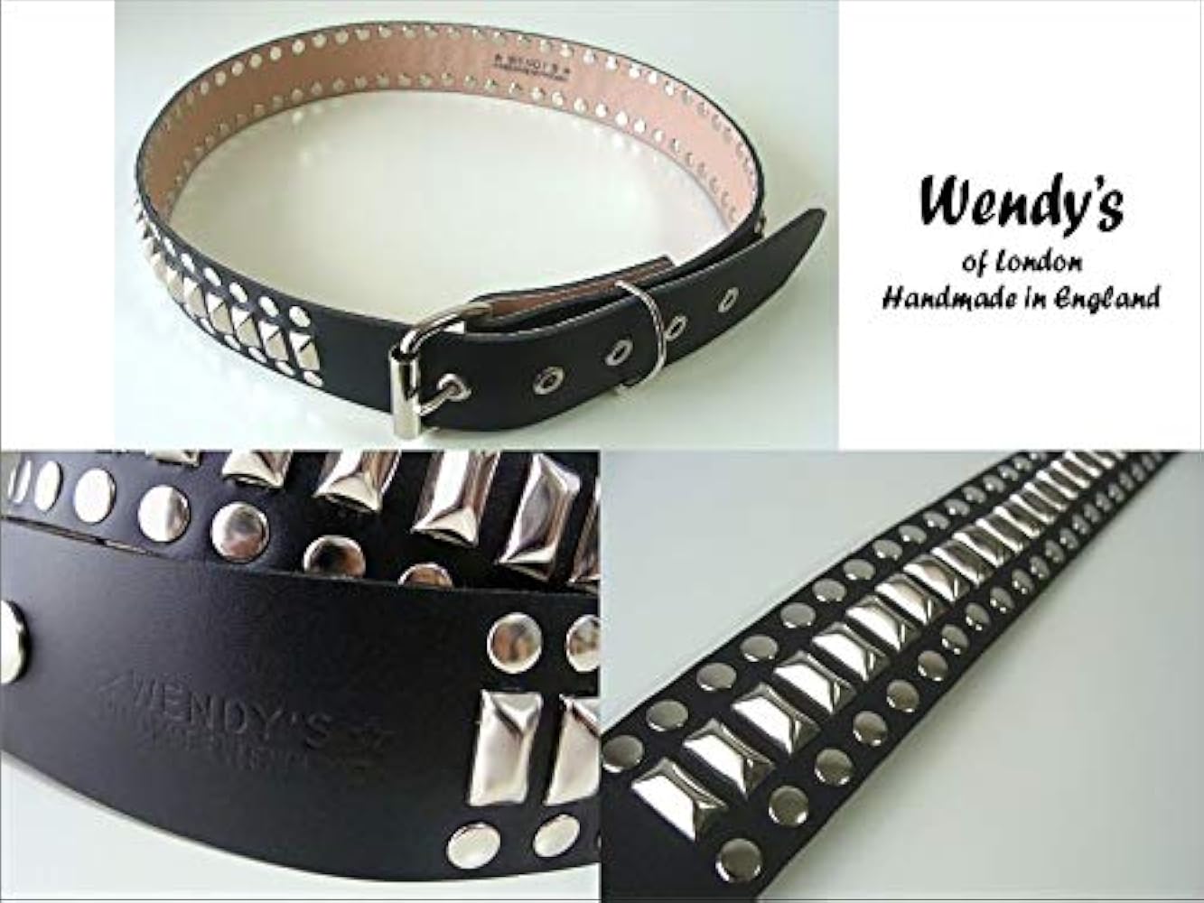 Amazon | [ウェンディーズ] WENDY'S of LONDON Rivet＆Ingot Stud Belt