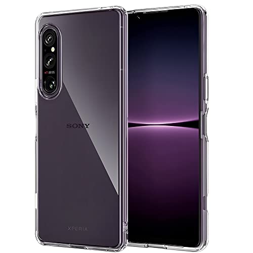 Amazon.co.jp: Xperia 1 V ケース レンズ保護 透明 耐衝撃 衝撃吸収 防