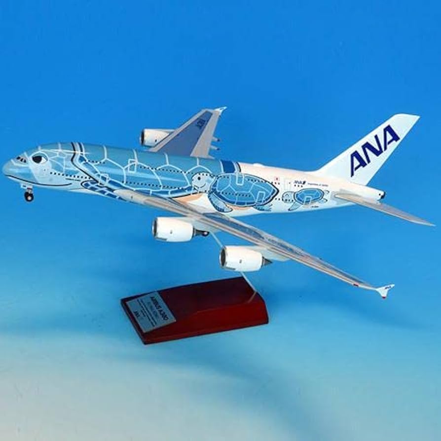 Amazon | 全日空 ANA A380 エアバス 初号機 ハワイ便 1/200 ブルー