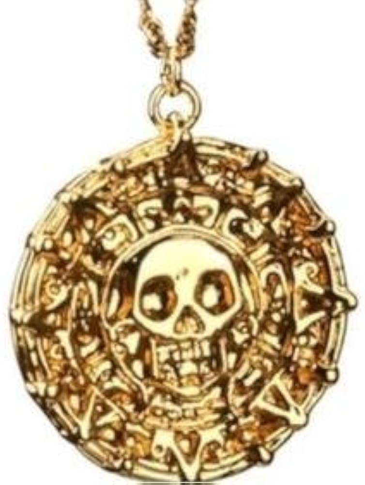 Amazon | 映画 パイレーツオブカリビアン コイン ネックレス ジョニー