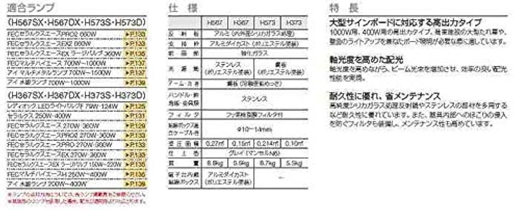 Amazon | 岩崎電気 HID投光器（重耐食形） H366SX | 電設用部品