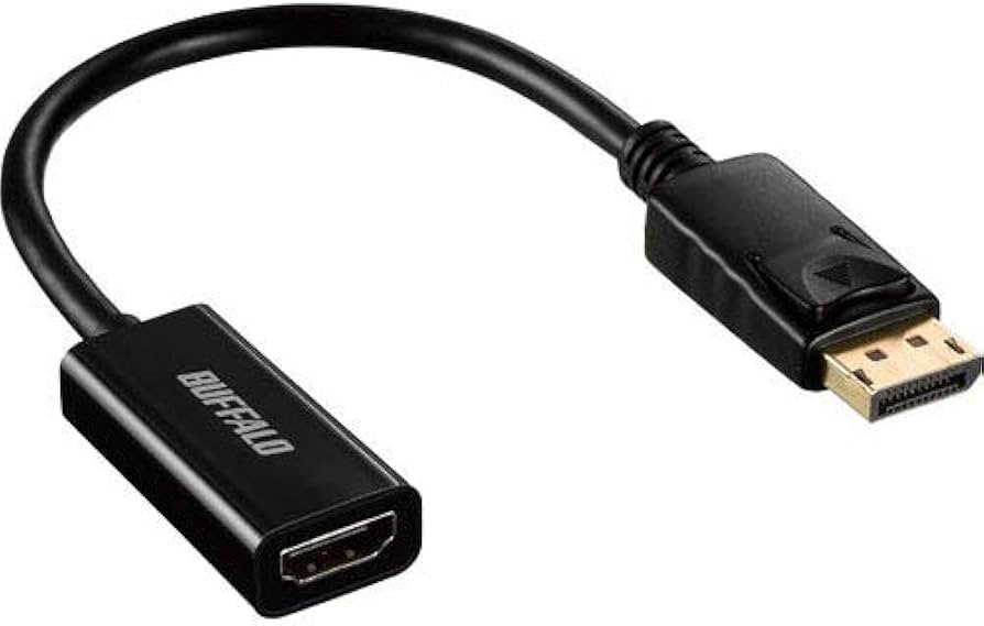 Amazon.co.jp: バッファロー DP-HDMI変換アダプタ ブラック : パソコン