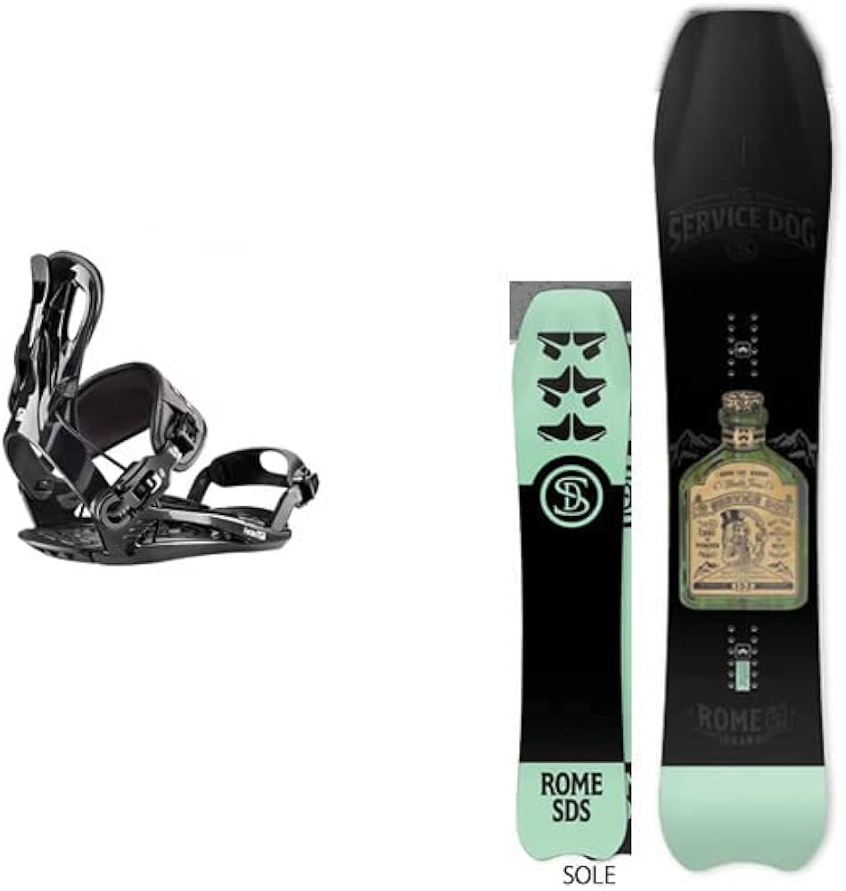 Amazon | ROME スノーボード2点セット 板 ROME SDS SERVICE DOG