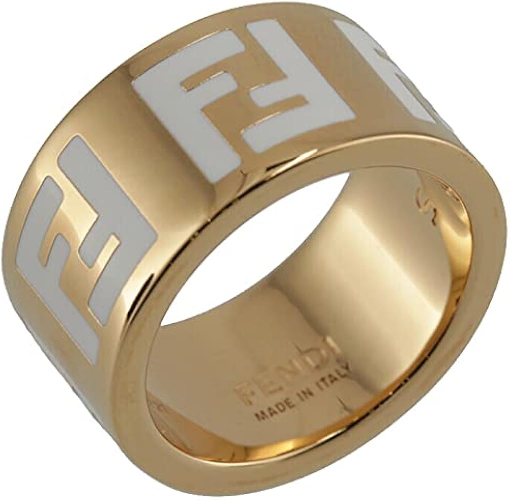 Amazon | [フェンディ] リング FFロゴ 指輪 レディース リング 8AG945