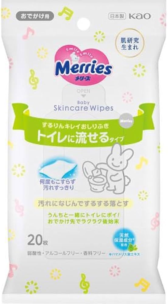 Amazon.co.jp: 【花王】メリーズ トイレに流せるするりんキレイ