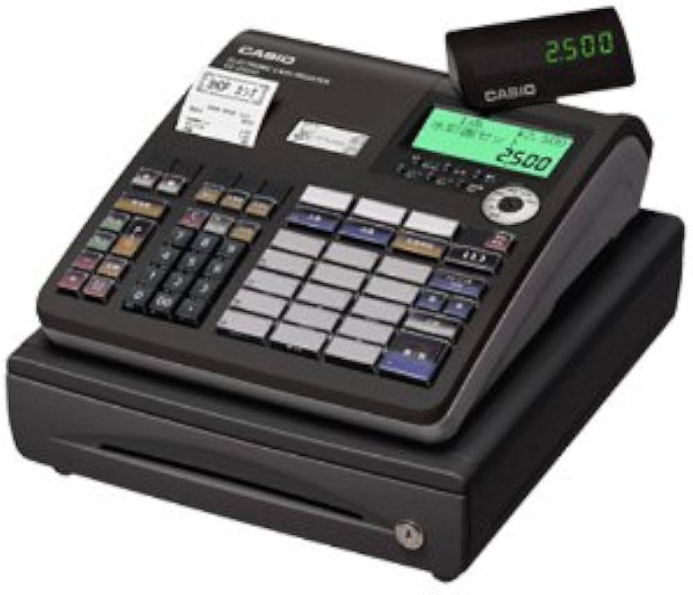 Amazon | カシオ レジスター 15部門 ネットレジ 小型ドロア 分離型 TE