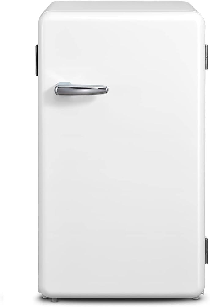 Amazon | 冷蔵庫 93L 1ドア 右開き RCD93WHS(E) レトロデザイン | ノー