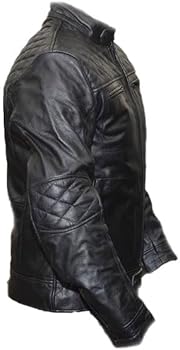 Amazon.co.jp: 激シブ 完全防備キルティングショルダー ライダース