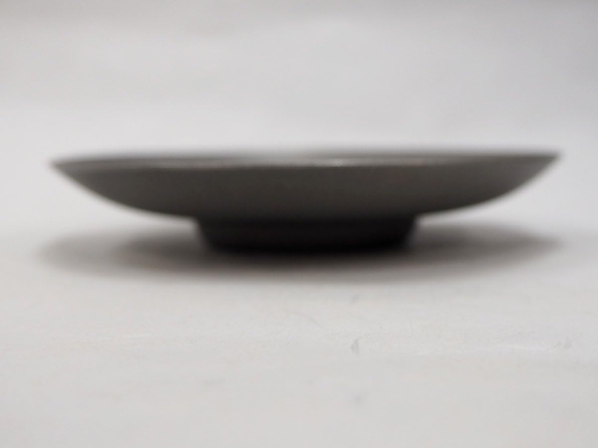 Amazon.co.jp: 精峰堂造 本錫製 茶托 無地 5客セット 径約9.8cm 共箱