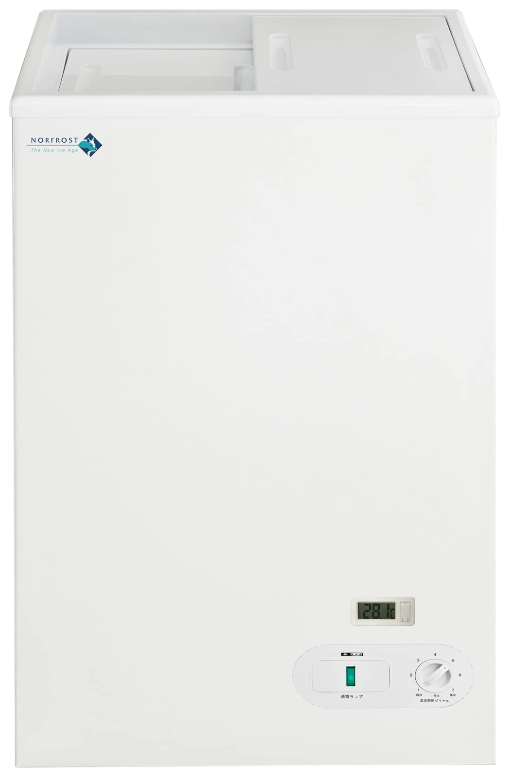 Amazon.co.jp: ノーフロスト ノンフロン冷凍庫 上開き スライドドア