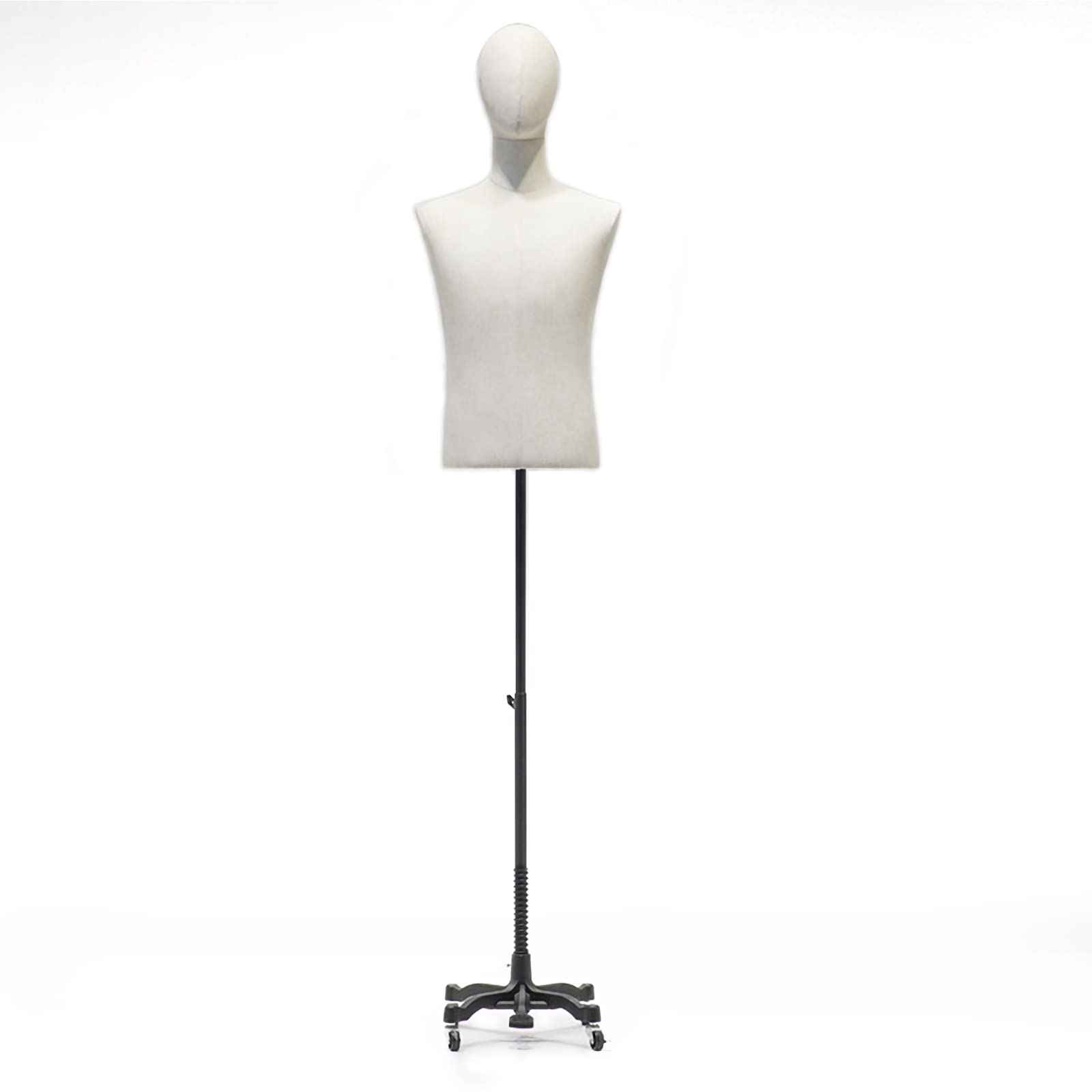 Amazon.co.jp: 洋裁用トルソ一 メンズ マネキン トルソー 上半身リネン