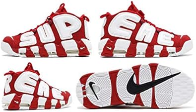 Amazon | [ナイキ] Air More Uptempo SUPREME メンズ Varsity Red