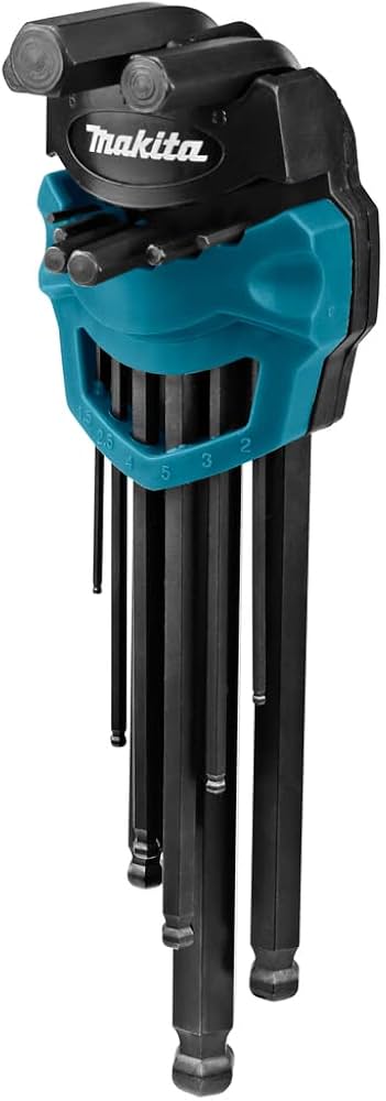 Amazon | マキタ(Makita) 六角レンチセット 9本セット B-65894 ボール
