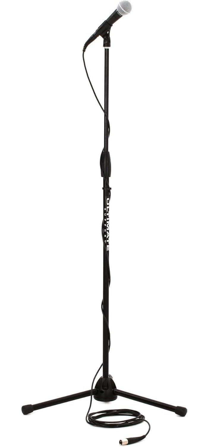 Shure Microfone SM58 com cabo XLR e suporte : Amazon.com.br