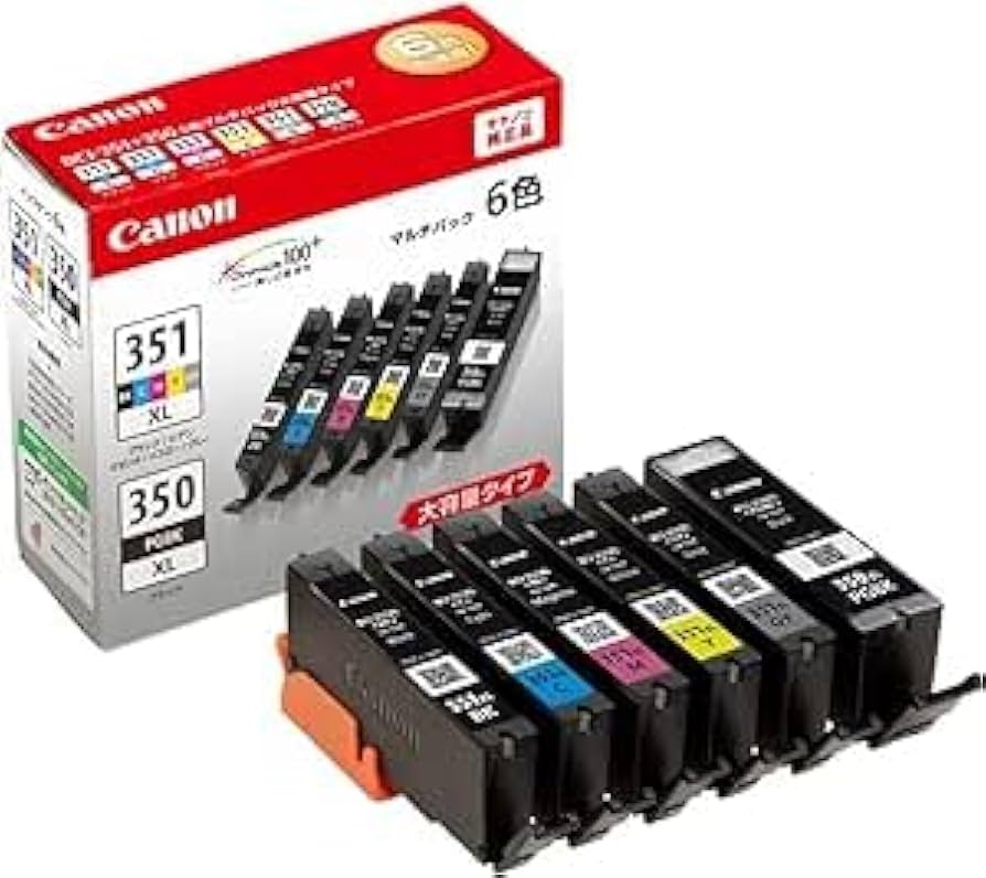 Amazon.co.jp: キヤノン 純正インク インクタンク BCI-351XL+350XL/6MP
