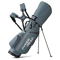 Amazon | PYKES PEAK キャディーバッグ スタンド【軽量 2.4kg/ 5分割口