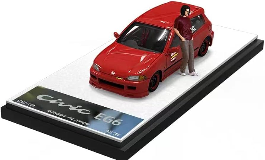 Amazon.co.jp: 1/64 Ghost Player Civic EG6 赤 ホンダ シビック