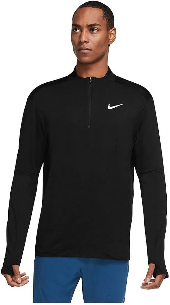 Nike Element Men's Dri-FIT 1/2-Zip Running Top (Black, DD4756-010